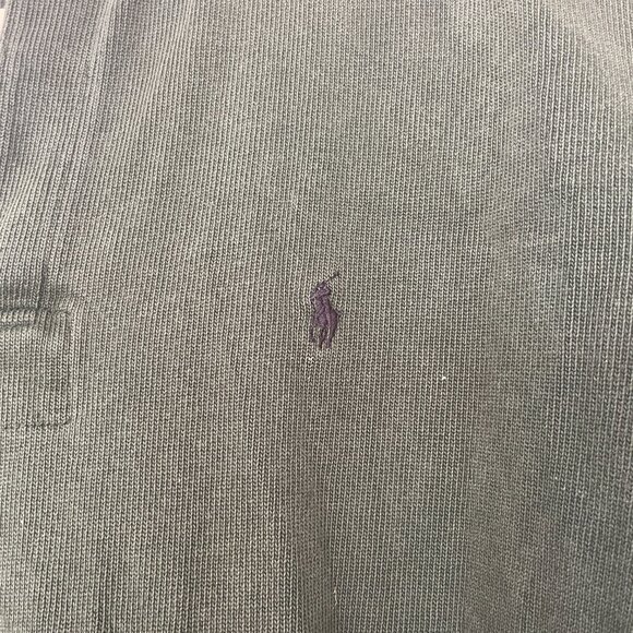 Vintage Evergreen Polo Ralph Lauren Rugby Polo Shirt - Picture 6 of 8